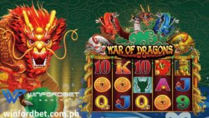 Ang Dragon War Slot Machine ay isang online na laro ng slot machine ng WINFORDBET Online Casino na inspirasyon ng mga kwentong