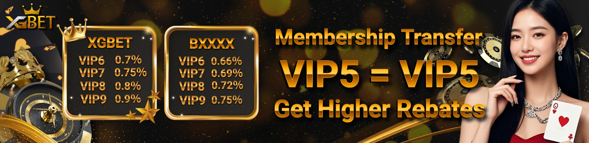 XGBET Membership Transfer - Pinaka-safe at legit na paraan para ilipat ang iyong VIP status mula sa ibang casino.